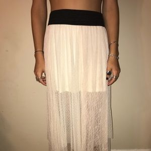 Free people maxi skirt